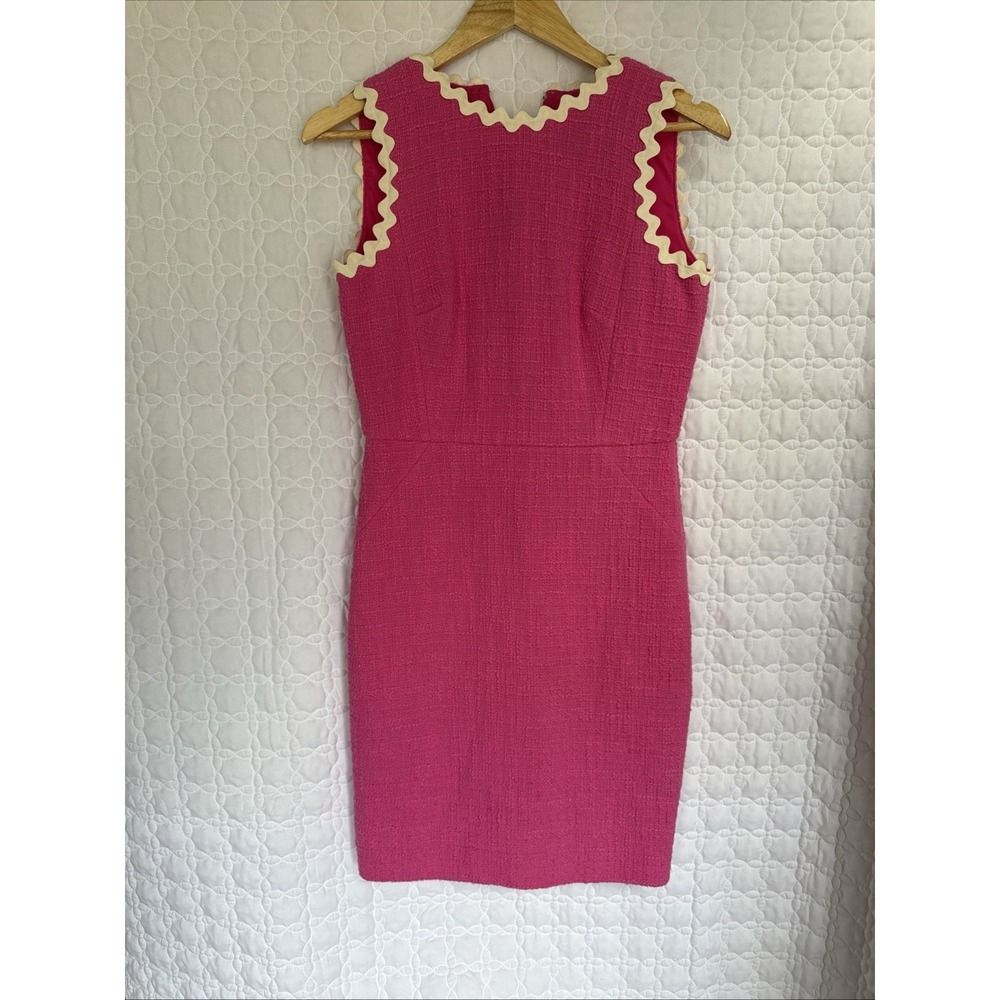 NWT J. Crew Sheathed Tweed Dress Size 0 Sleeveless Preppy Classy‎ Country Club - Picture 2 of 13